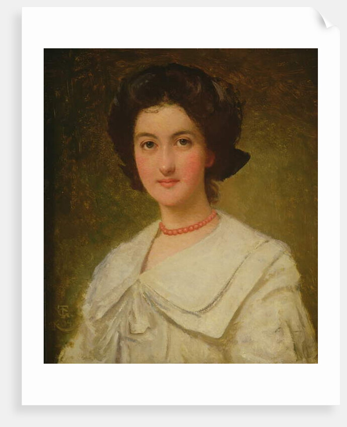 Portrait of a Lady with a Red Necklace, 1904 by Thomas Cooper Gotch