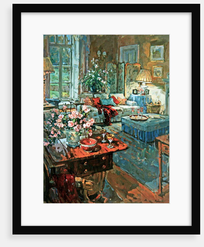 Drawing Room - Winter Afternoon by Susan Ryder