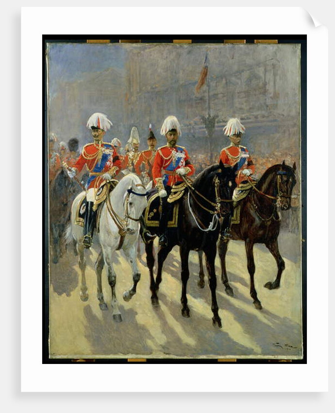 George V in Procession, 1910 by Georges Bertin Scott