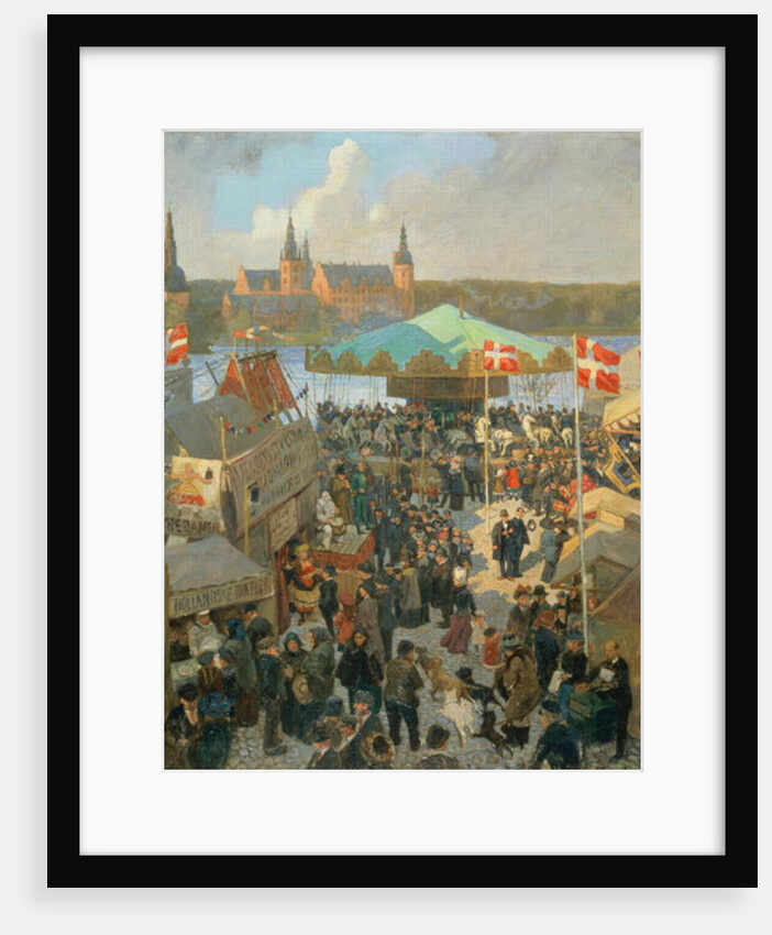 November Market at Hillerod by Hans Nikolaj Hansen