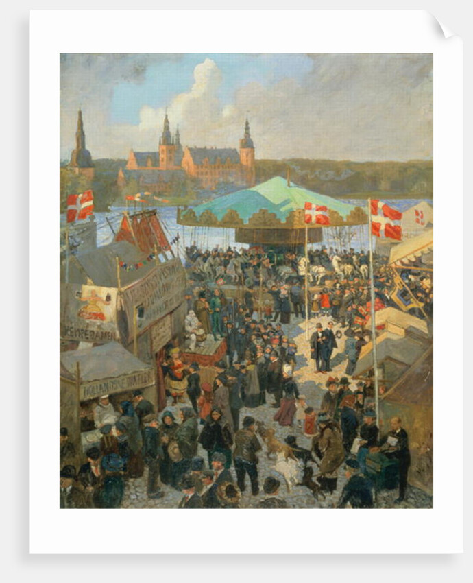 November Market at Hillerod by Hans Nikolaj Hansen