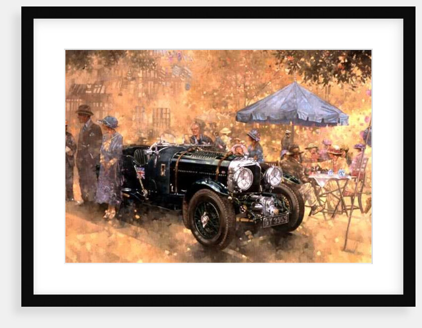 Garden Party with the Bentley by Peter Miller