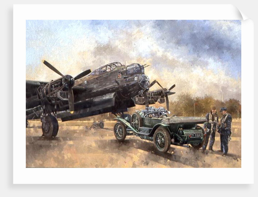 A Lancaster and a Bentley, 2000 by Peter Miller