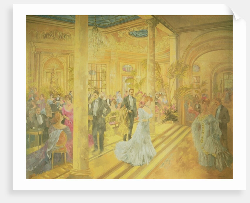 Palm Court - Winter at the Ritz by Peter Miller