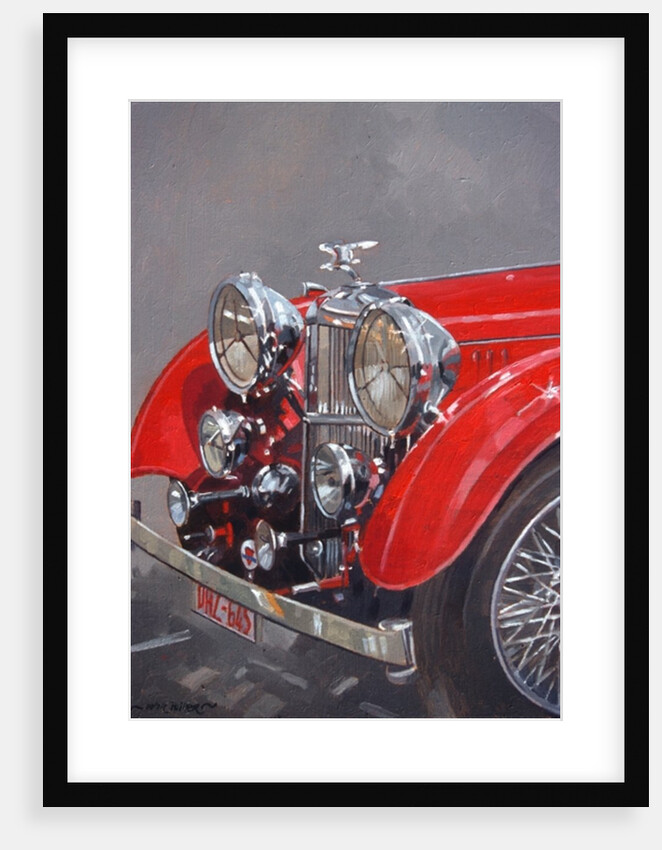 Red Sp.25 Alvis by Peter Miller