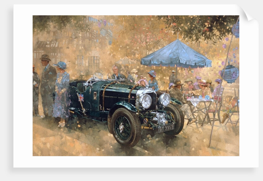Garden party with the Bentley by Peter Miller