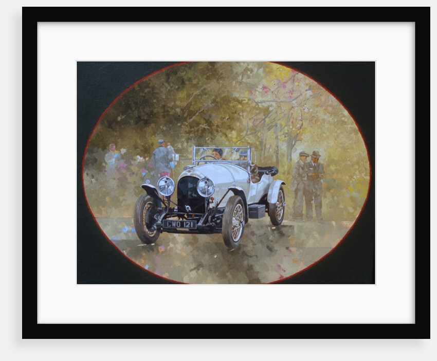 3 Litre Bentley at Kelmarsh by Peter Miller