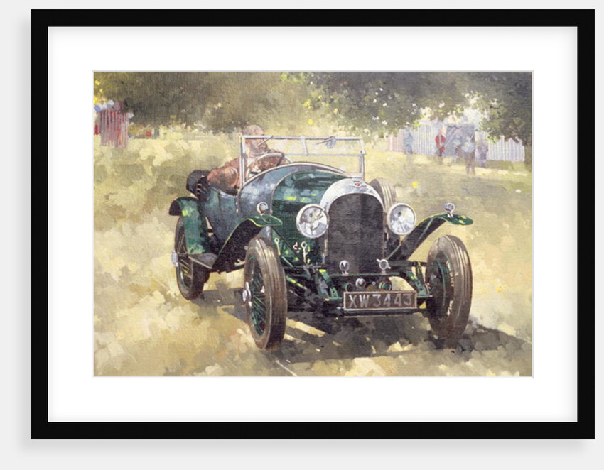 The Green Bentley at Althorp, 1994 by Peter Miller