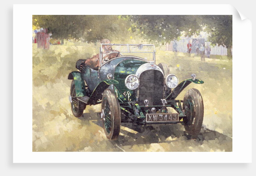 The Green Bentley at Althorp, 1994 by Peter Miller