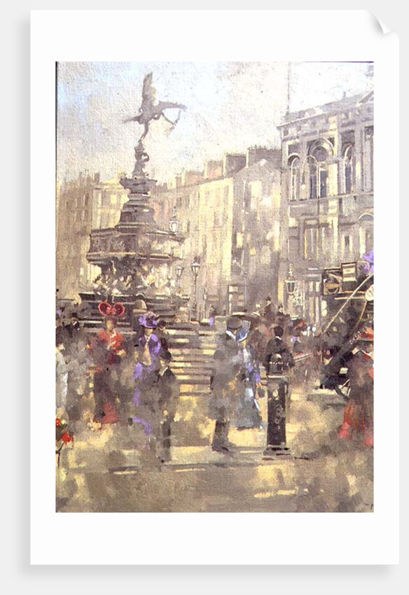 Piccadilly Circus c.1890, 1992 by Peter Miller