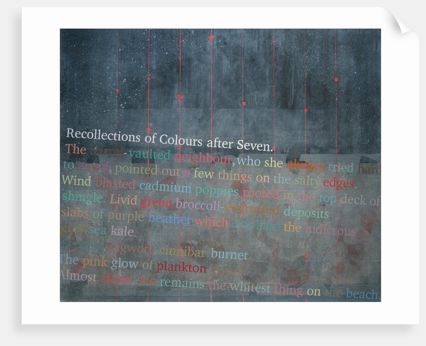 Recollections of Colours After Seven, 2009 by Charlie Millar