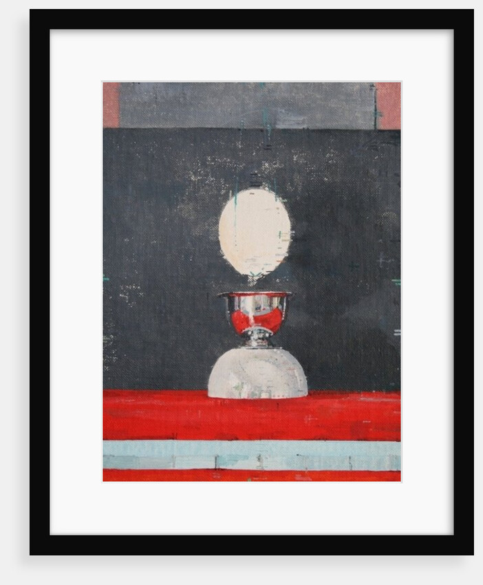 Egg over red and black by Charlie Millar