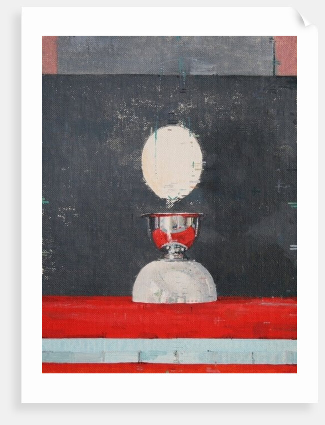 Egg over red and black by Charlie Millar