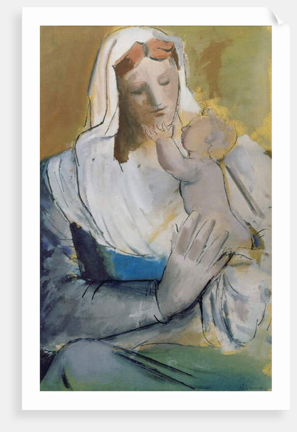 Mother and Child, 1944 by Bernard Meninsky
