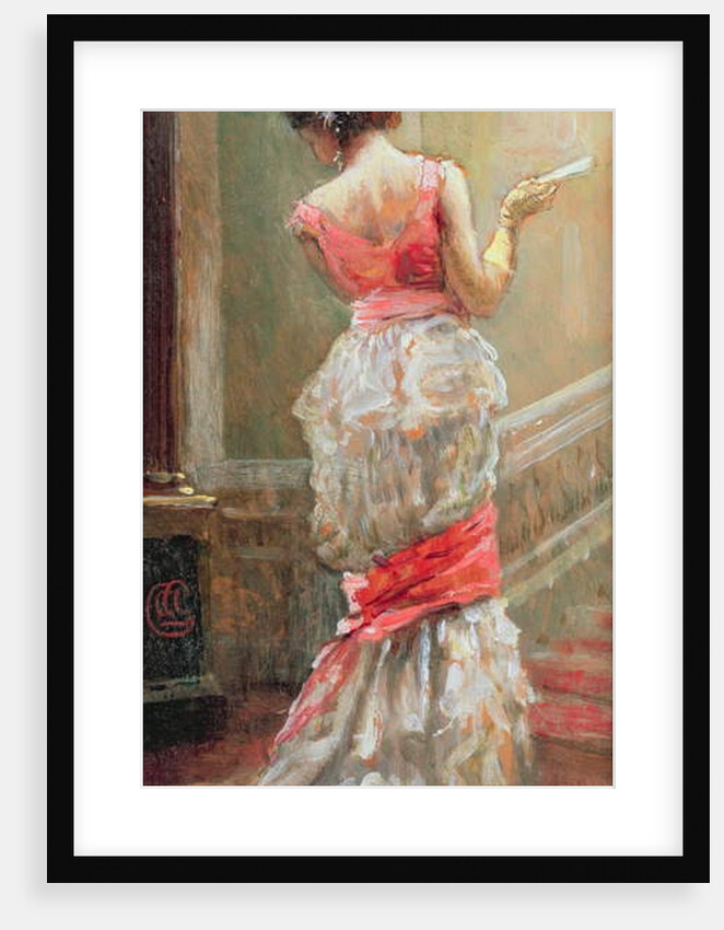 Lady with a Fan by Albert Jnr. Ludovici