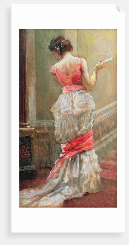 Lady with a Fan by Albert Jnr. Ludovici