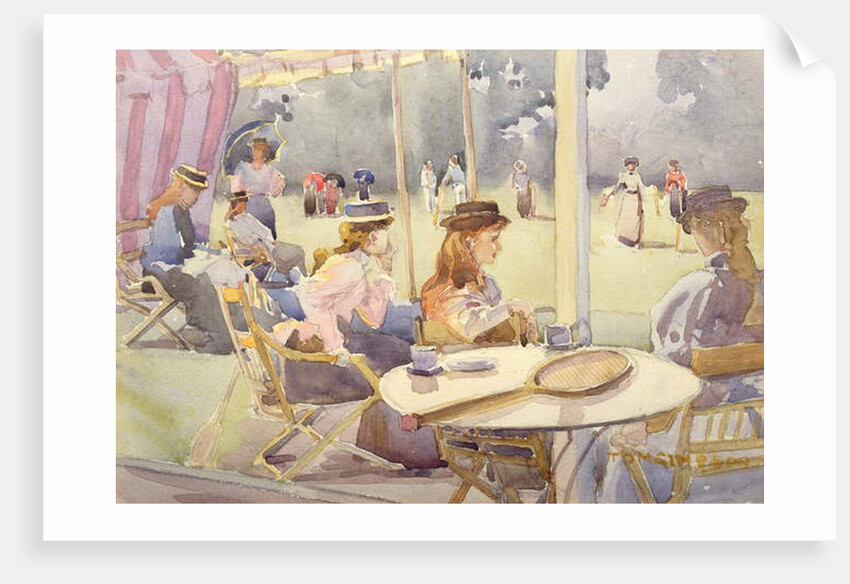 The Tennis Party by Tom Simpson