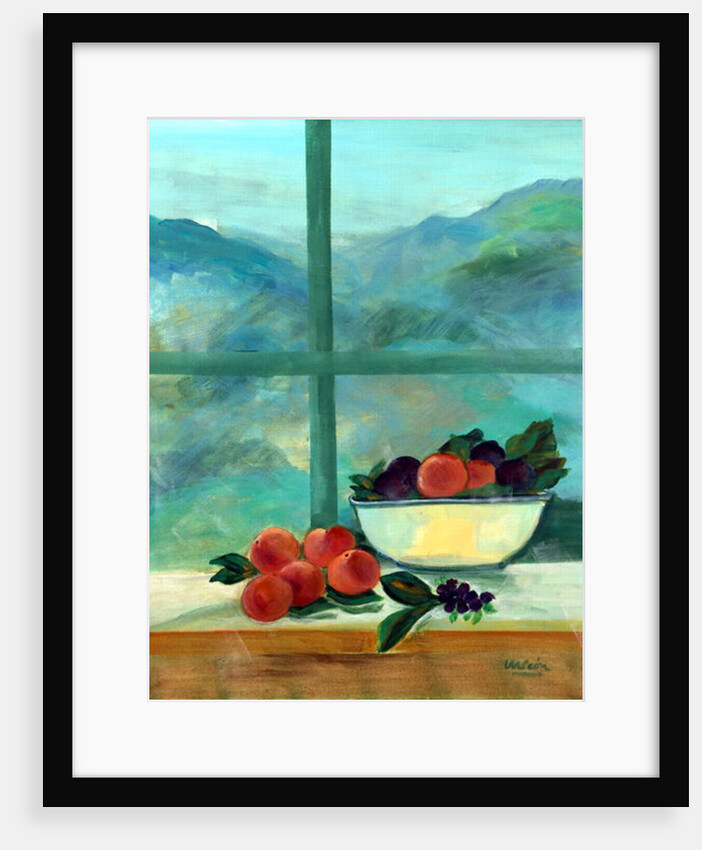 Interior with Window and Fruits by Marisa Leon