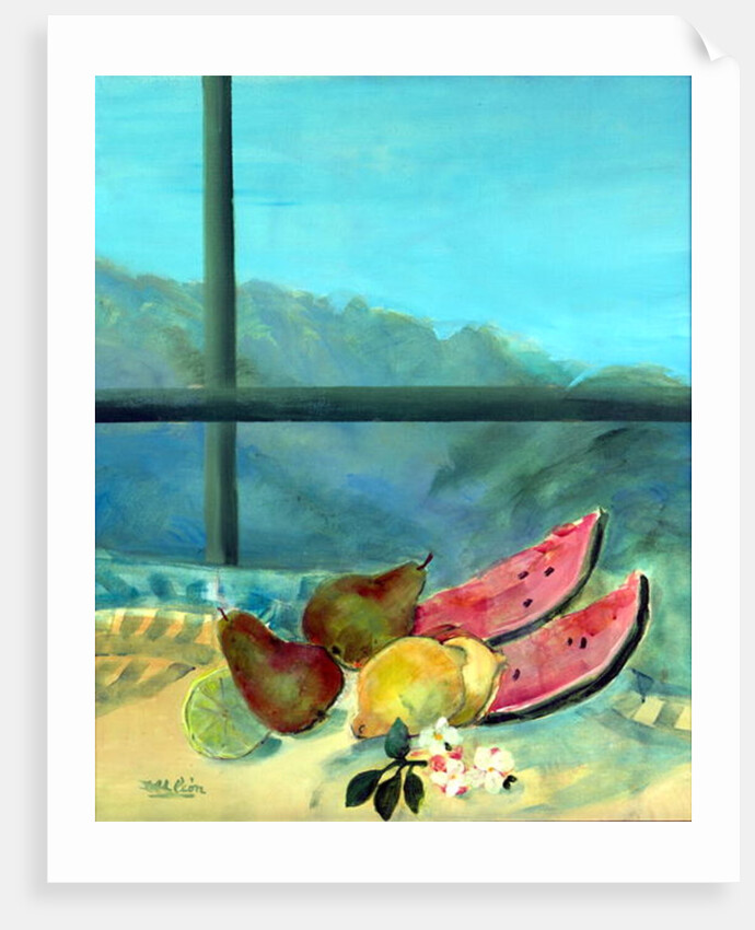 Still Life with Watermelon by Marisa Leon