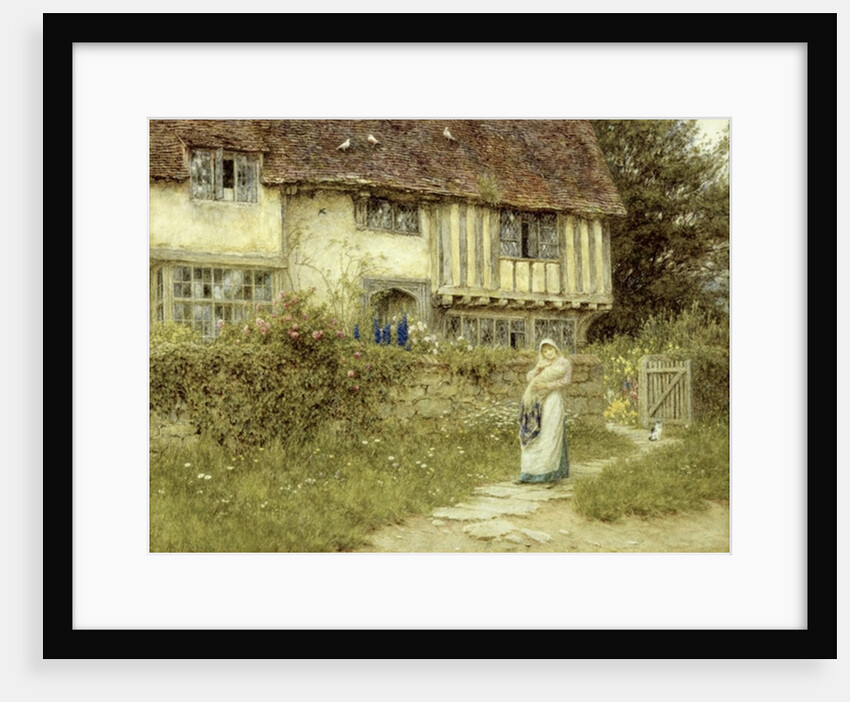 Beside the Old Church Gate Farm, Smarden, Kent by Helen Allingham