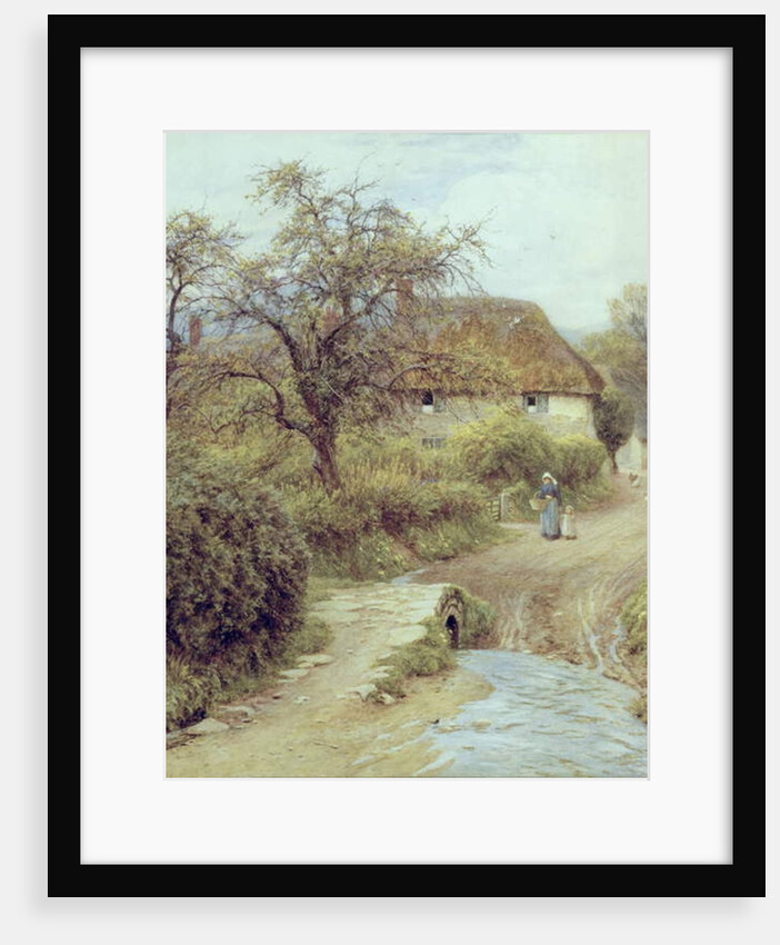 A Hill Farm, Symondsbury, Dorset by Helen Allingham