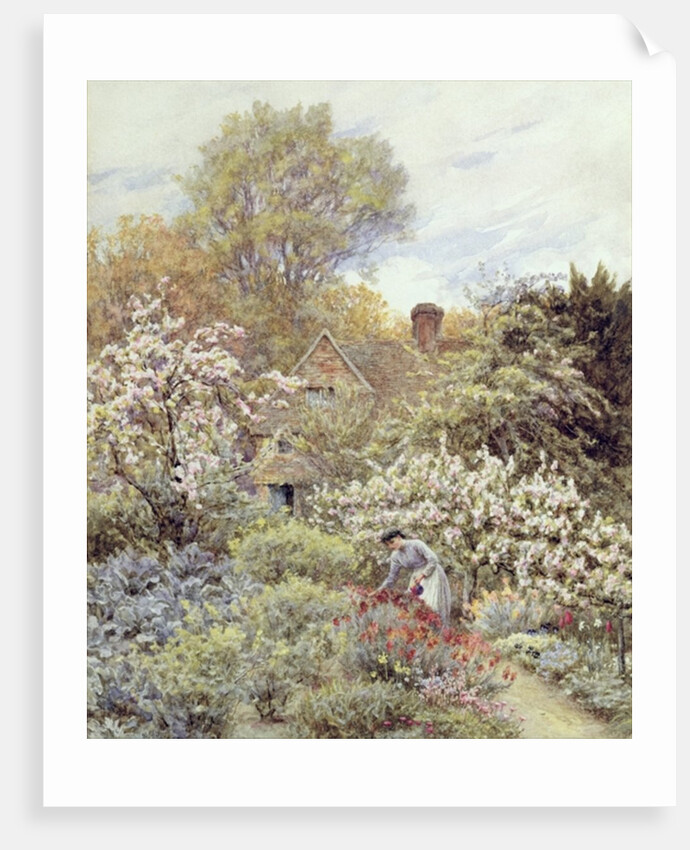 A Garden in Spring by Helen Allingham