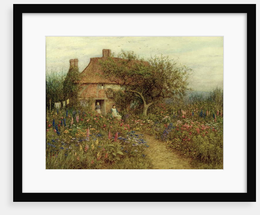 A Cottage near Brook, Witley, Surrey by Helen Allingham