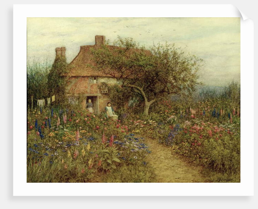 A Cottage near Brook, Witley, Surrey by Helen Allingham