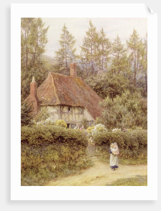 A Cottage near Haslemere by Helen Allingham