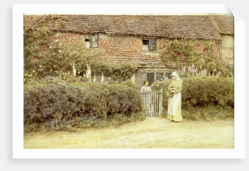 A Cottage at Haslemere by Helen Allingham