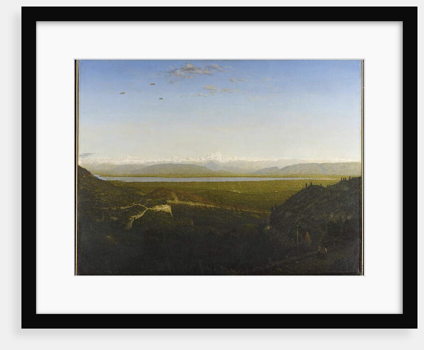 View of Mont Blanc, see from La Faucille, c.1865 by Pierre Etienne Theodore Rousseau