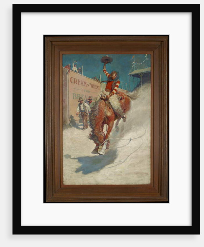 Bronco Buster, 1906 by Newell Convers Wyeth