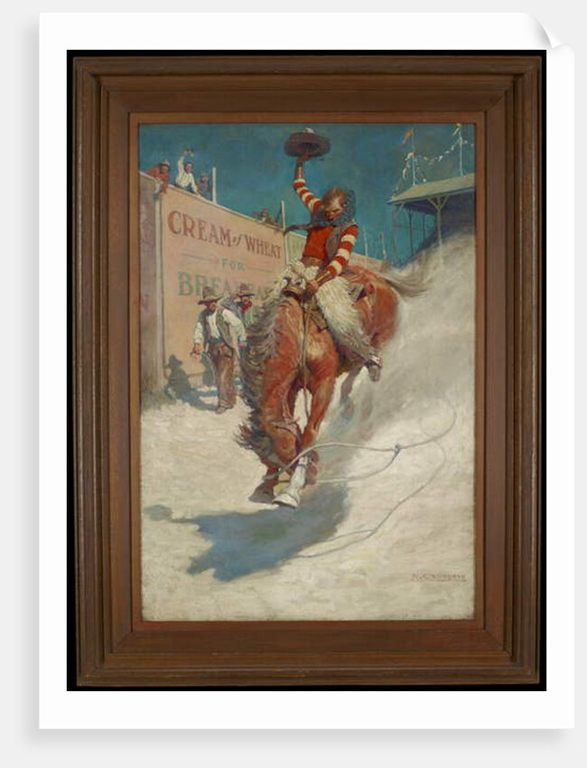 Bronco Buster, 1906 by Newell Convers Wyeth