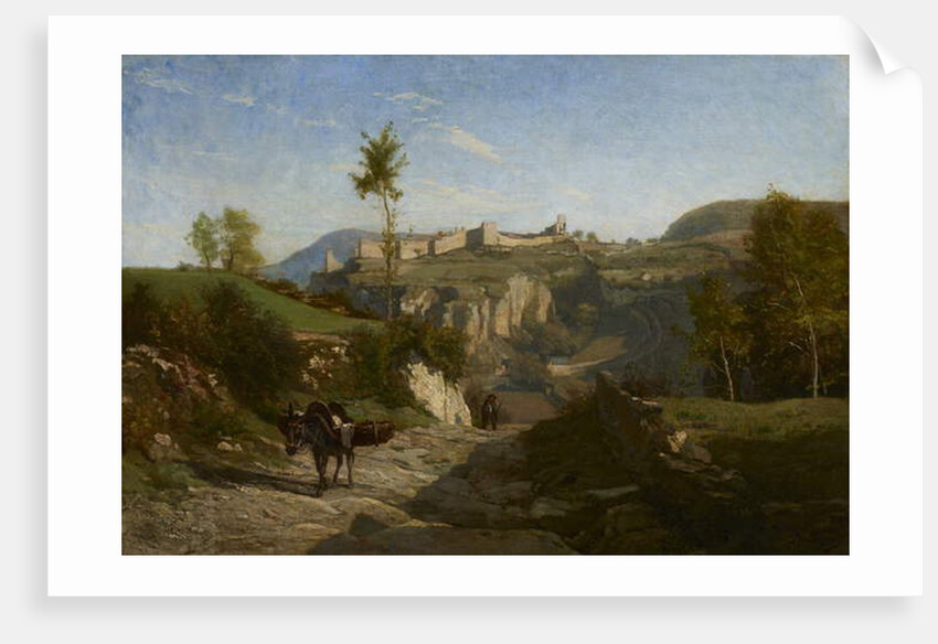 Landscape near Crémieu by Charles Francois Daubigny