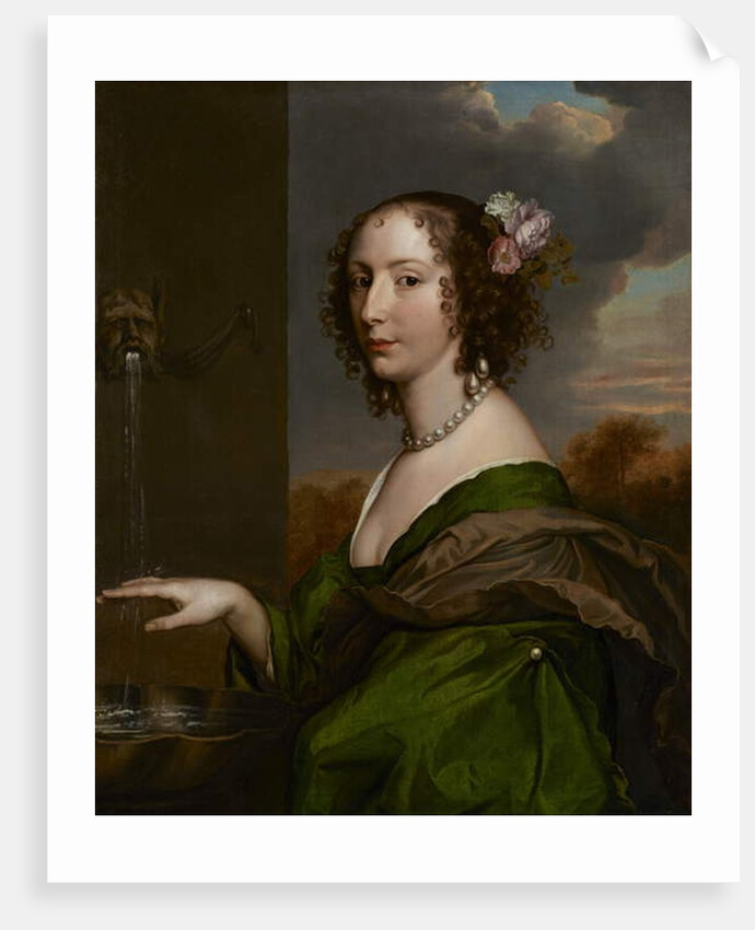 Portrait of Lucy Hay Countess of Carlisle, c.1660-65 by Adriaen Hanneman