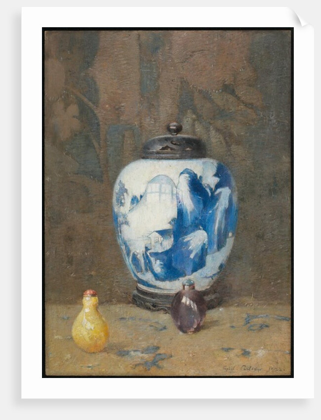 Still Life, Chinese Vase, 1922 by Emil Carlsen