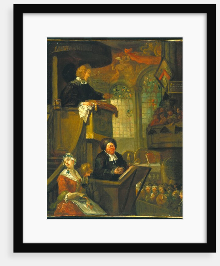 The Sleeping Congregation, 1728 by William Hogarth