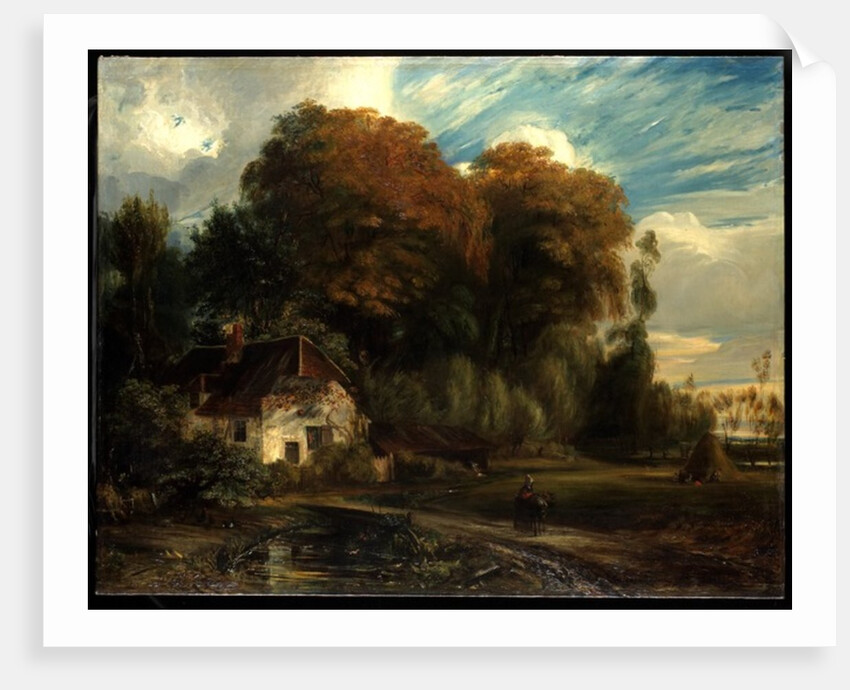 Caretaker's Cottage in the Forest of Compiegne, 1826 by Paul Huet