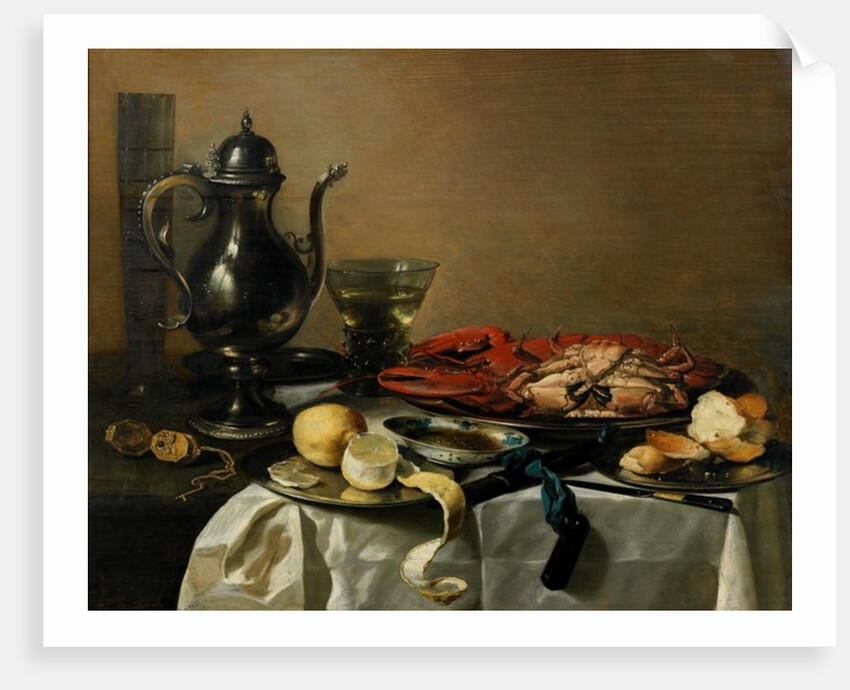 Still Life, 1643 by Pieter Claesz