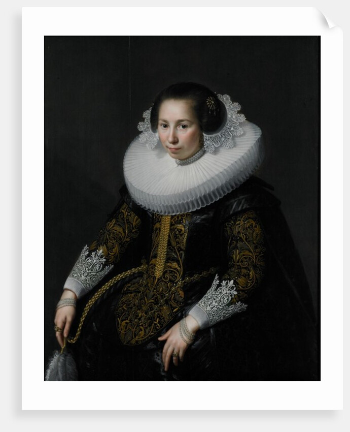 Portrait of Catharina van Voorst, 1628 by Paulus Moreelse
