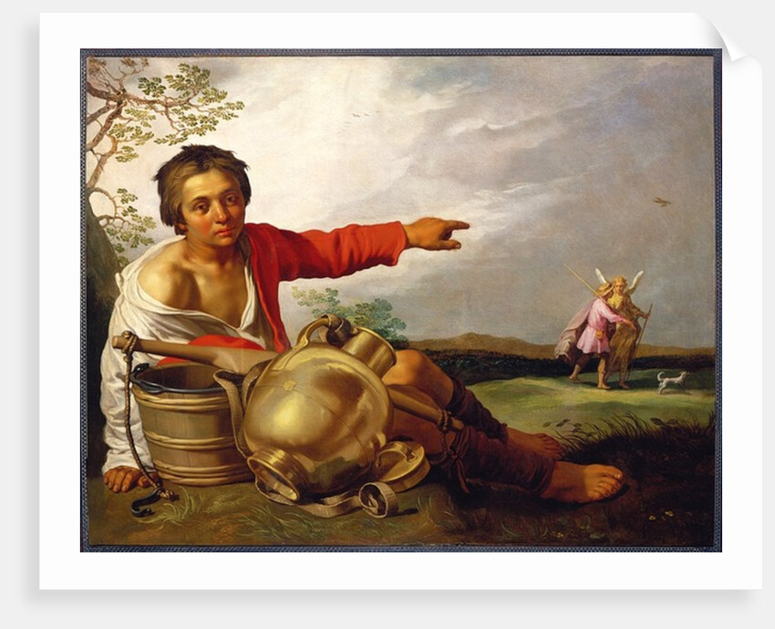 Shepherd Boy Pointing at Tobias and the Angel, c.1625-30 by Abraham Bloemaert