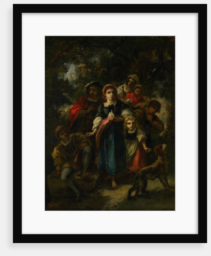 Children in a Wood by Narcisse Virgile Diaz de la Pena