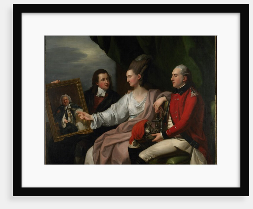 Portrait Group of the Drummond Family, Peter Auriol Drummond, Mary Bridget Milnes Drummond ), and George William Drummond, 1776 by Benjamin West