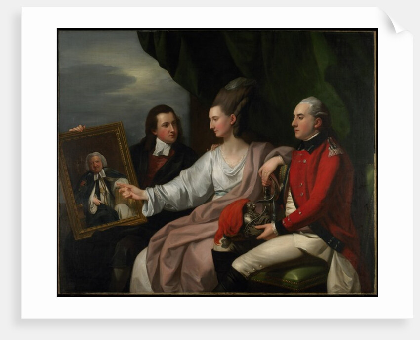 Portrait Group of the Drummond Family, Peter Auriol Drummond, Mary Bridget Milnes Drummond ), and George William Drummond, 1776 by Benjamin West