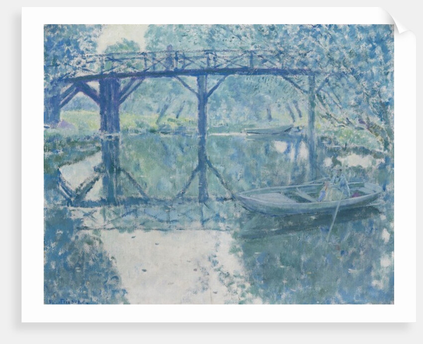 The Bridge - Giverny by Frederick Carl Frieseke
