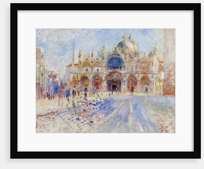 The Piazza San Marco, Venice, 1881 by Pierre Auguste Renoir