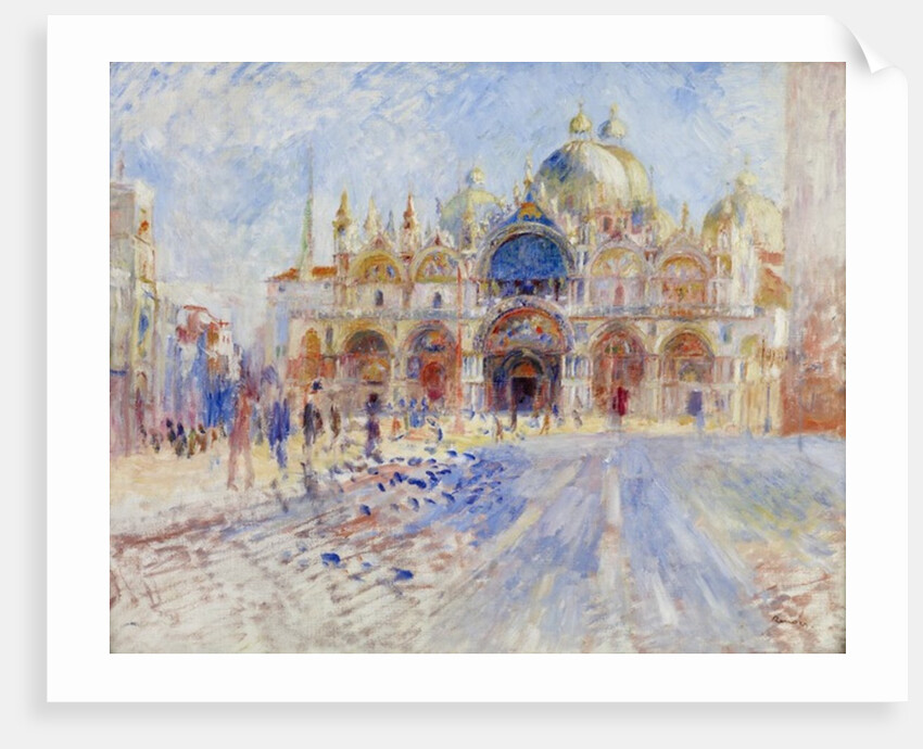 The Piazza San Marco, Venice, 1881 by Pierre Auguste Renoir