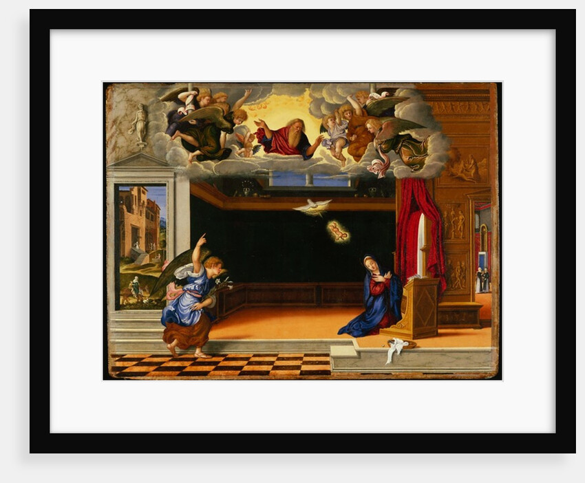 The Annunciation, c.1540 by Girolamo da Santacroce