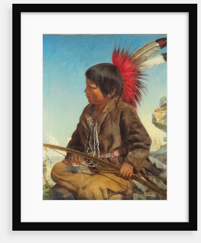 Indian Boy at Fort Snelling, 1862 by Thomas Waterman Wood