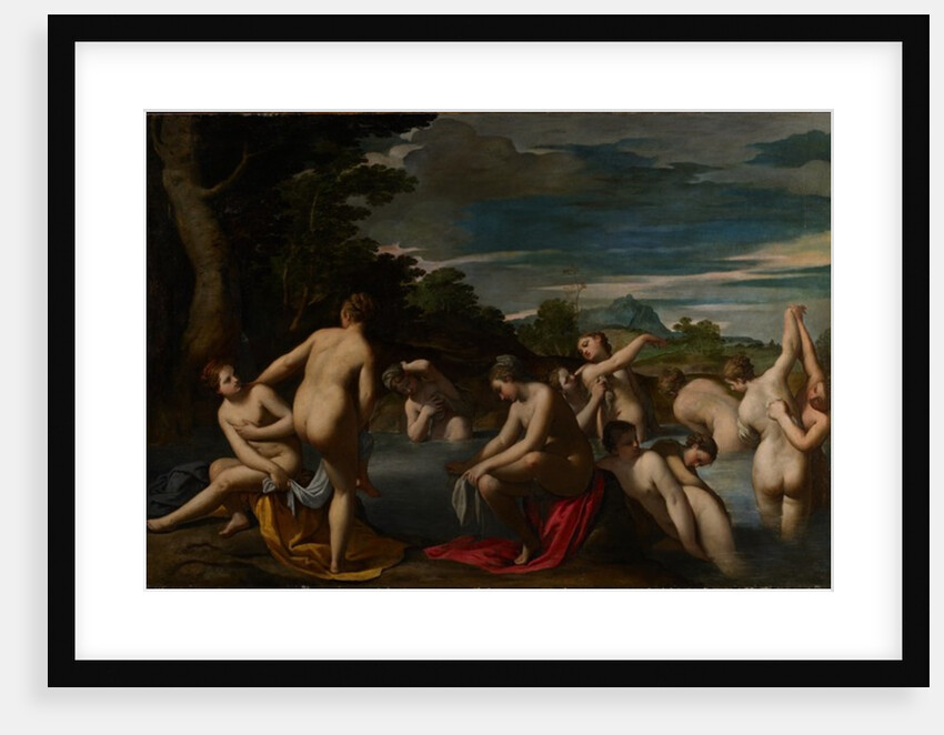 Nymphs at the Bath, c.1600 by Ippolito (1551-1620) Scarsella